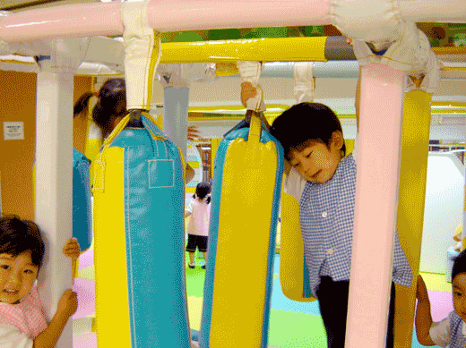 Children playing with toys
