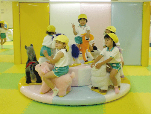 Children playing with toys
