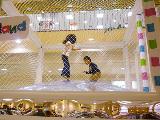 Children playing with toys