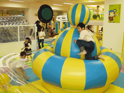Children playing with toys