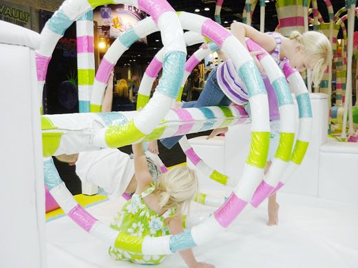 Children playing with toys