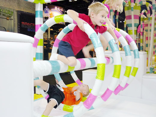 Children playing with toys