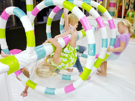 Children playing with toys