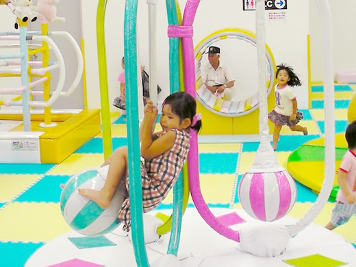 Children playing with toys