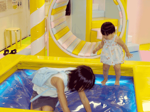 Children playing with toys