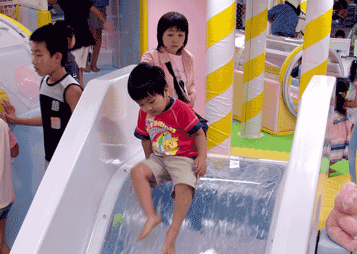 Children playing with toys